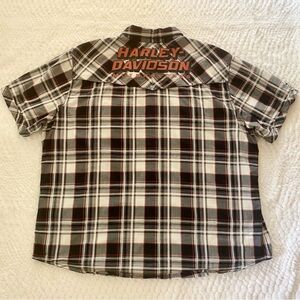HARLEY DAVIDSON Screaming Eagle Performance Cotton Button Down Mens 3XL Biker